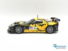 Xe Mô Hình Chevrolet Corvette C6R Race Car #4 1:24 Bburago ( Vàng )