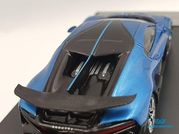 Xe Mô Hình Bugatti Divo 1:64 Bburago ( Xanh Kim Loại )