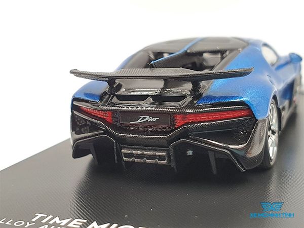 Xe Mô Hình Bugatti Divo 1:64 Bburago ( Xanh Kim Loại )