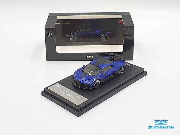 Xe Mô Hình Bugatti Divo 1:64 Bburago ( Xanh Nhám)