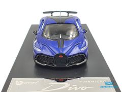 Xe Mô Hình Bugatti Divo 1:64 Bburago ( Xanh Nhám)