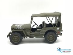 XE MÔ HÌNH XE JEEP WILLYS mui cứng 1:18 WELLY