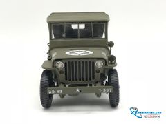 XE MÔ HÌNH XE JEEP WILLYS mui cứng 1:18 WELLY