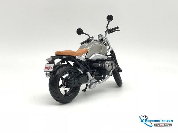 Xe Mô Hình BMW R nineT Scrambler 1:12 Maisto ( Bạc )