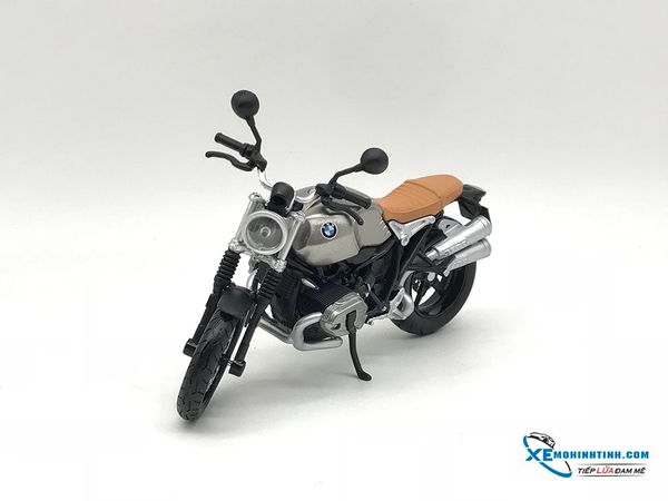 Xe Mô Hình BMW R nineT Scrambler 1:12 Maisto ( Bạc )