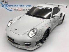 XE MÔ HÌNH PORSCHE 997 LIBERTY WALK 1:18 GTSPIRIT (XÁM)