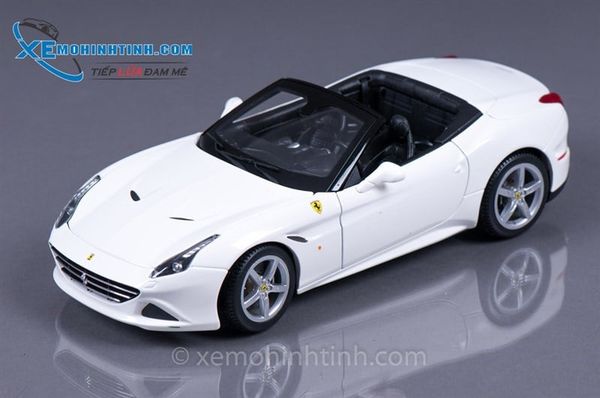 XE MÔ HÌNH FERRARI CALIFORNIA T SPIDER 1:18 BBURAGO (TRẮNG)