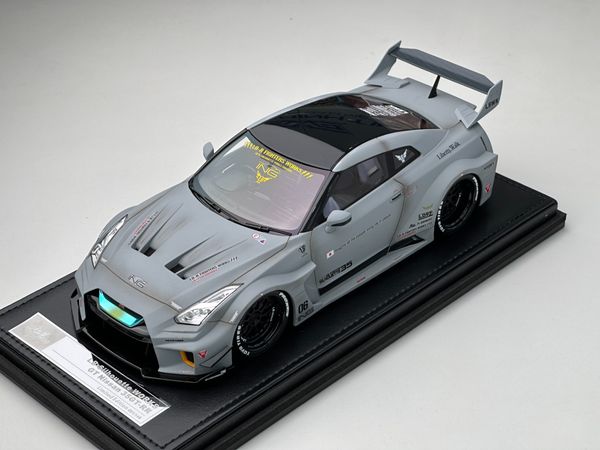 Xe Mô Hình LB- Silhouette WORKS GT Nissan 35GT-RR Limited 149pcs 1:18 Ivy Model ( Xám Nhám Dơ )