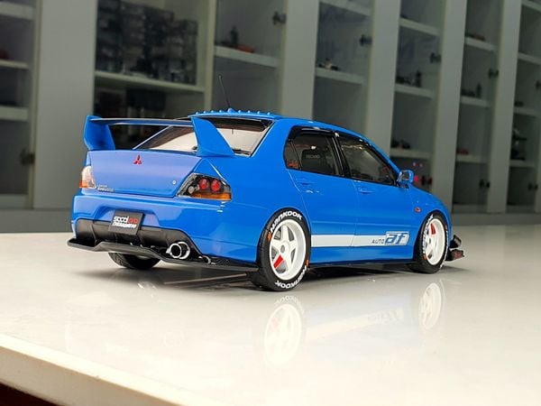 Xe Mô Hình Mitsubishi Lancer Evolution IX 1:18 Super A (Xanh)