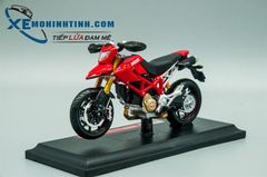 XE MÔ HÌNH DUCATI HYPERMOTARD 1100S 1:18 MAISTO (ĐỎ)