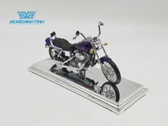 Xe Mô Hình Harley Davidson 2001 Fxdwg Dyna Wide Glide 1:18 Maisto (Tím)