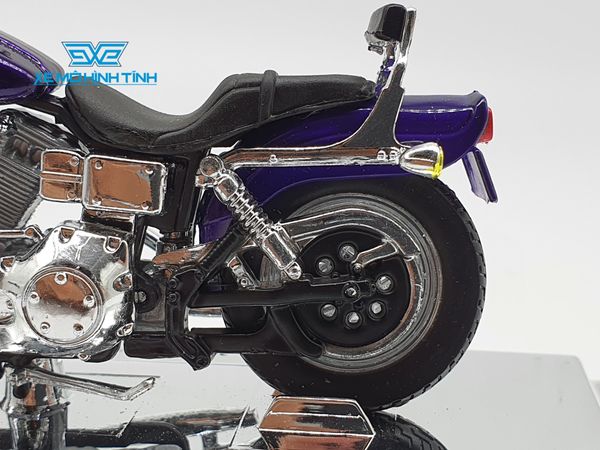 XE MÔ HÌNH HARLEY DAVIDSON 2001 FXDWG Dyna Wide Glide 1:18 MAISTO (TÍM)