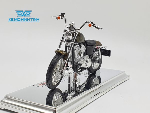 XE MÔ HÌNH HARLEY DAVIDSON XL 1200V Seventy-Two 2013 1:18 MAISTO (VÀNG ĐỒNG)