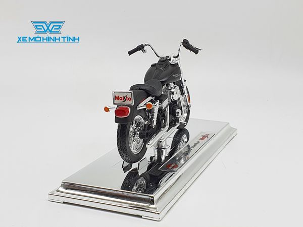 Xe Mô Hình Harley Davidson 2006 Dyna Street Bob 1:18 Maisto (Đen)