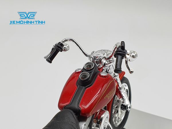 XE MÔ HÌNH HARLEY DAVIDSON FXDL Dyna Low Rider 1:18 MAISTO (ĐỎ)