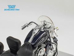 XE MÔ HÌNH HARLEY DAVIDSON 2002 FLHRSEI CVO Custom 1:18 MAISTO (XANH ĐEN)