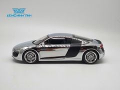 XE MÔ HÌNH AUDI R8 1:24 WELLY (CROM)