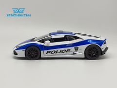 Xe Mô Hình Lamborghini Huracan Lp610-4 Police 1:24 Maisto (Trắng Xanh)