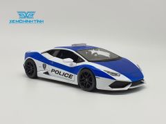 Xe Mô Hình Lamborghini Huracan Lp610-4 Police 1:24 Maisto (Trắng Xanh)