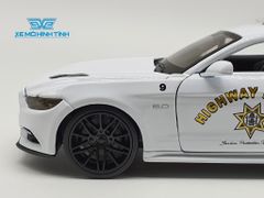 Xe Mô Hình Ford Mustang Gt Police 2015 1:24 Maisto (Trắng)