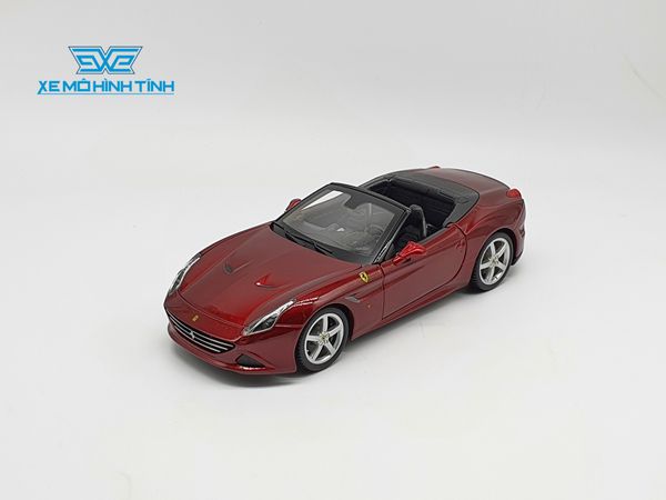 XE MÔ HÌNH FERRARI CALIFORNIA T OPEN TOP 1:24 BBURAGO (ĐỎ)