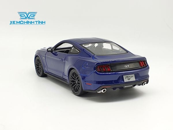 Xe Mô Hình Ford Mustang 2015 1:24 Maisto (Xanh)