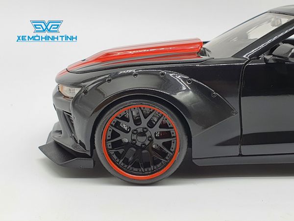 Xe Mô Hình Chevy 2016 Camaro Ss Widebody Gt Wing 1:24 Jada Toys (Đen)