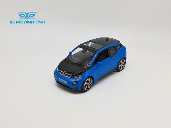 Xe Mô Hình Bmw I3 1:32 Double Horses (Xanh)