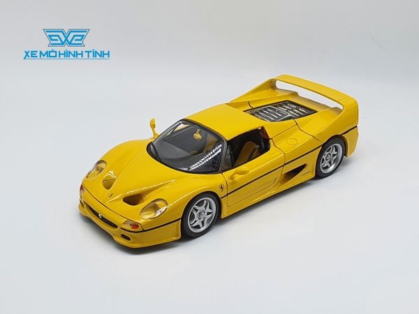 XE MÔ HÌNH FERRARI F50 1:18 BBURAGO (VÀNG)