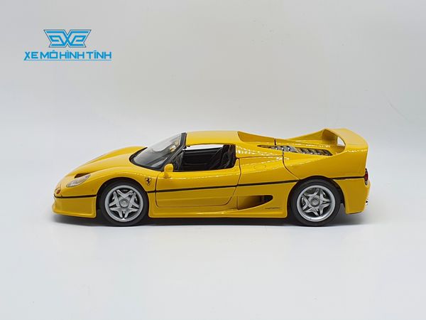 XE MÔ HÌNH FERRARI F50 1:18 BBURAGO (VÀNG)