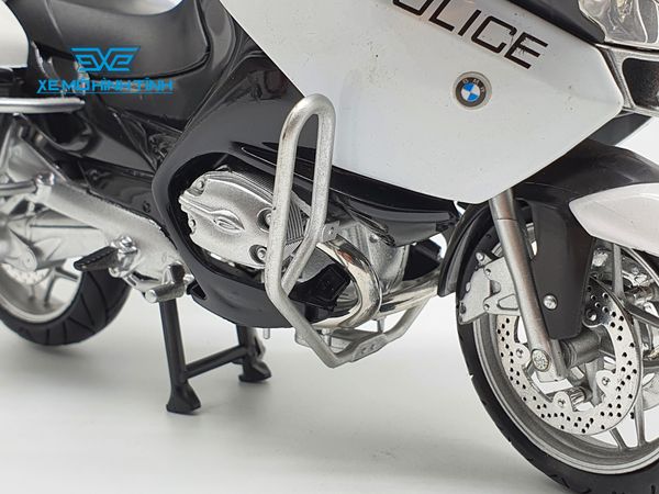 Xe Mô Hình Bmw R1200 Rt-P.U.S Police 1:12 Newray (Trắng)