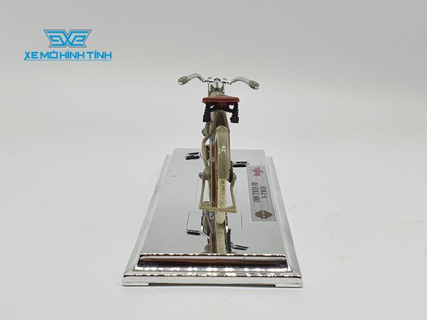 XE MÔ HÌNH HARLEY DAVIDSON 1909 Twin 5D V-Twin 1:18 MAISTO (XÁM)