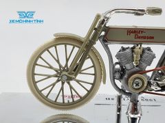 XE MÔ HÌNH HARLEY DAVIDSON 1909 Twin 5D V-Twin 1:18 MAISTO (XÁM)