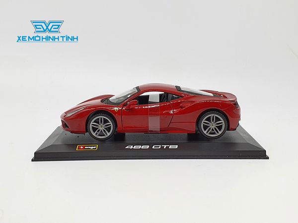 XE MÔ HÌNH FERRARI 488 GTB 1:32 BBURAGO (ĐỎ)