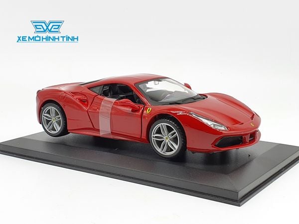 XE MÔ HÌNH FERRARI 488 GTB 1:32 BBURAGO (ĐỎ)