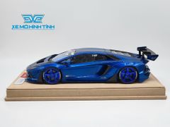 Xe Mô Hình LB Performance Lamborghini Aventador 2.0 Liberty Walk 1:18 ( Xanh Dương - Đế Da ) 37/40 pcs