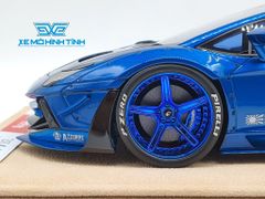 Xe Mô Hình LB Performance Lamborghini Aventador 2.0 Liberty Walk 1:18 ( Xanh Dương - Đế Da ) 37/40 pcs