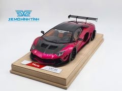 Xe Mô Hình LB Performance Lamborghini Aventador 2.0 Liberty Walk 1:18 ( Hồng Phấn - Đế Da ) 17/20 pcs