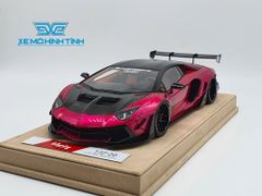 Xe Mô Hình LB Performance Lamborghini Aventador 2.0 Liberty Walk 1:18 ( Hồng Phấn - Đế Da ) 17/20 pcs