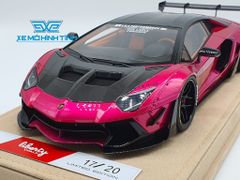 Xe Mô Hình LB Performance Lamborghini Aventador 2.0 Liberty Walk 1:18 ( Hồng Phấn - Đế Da ) 17/20 pcs