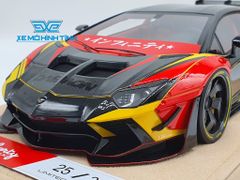 Xe Mô Hình LB Performance Lamborghini Aventador 2.0 Liberty Walk 1:18 ( Vàng - Đế Da ) 25/30 pcs