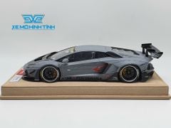 Xe Mô Hình LB Performance Lamborghini Aventador 2.0 Liberty Walk 1:18 ( Xám Tro - Đế Da )