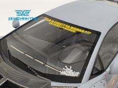 Xe Mô Hình LB Performance Lamborghini Aventador 2.0 Liberty Walk 1:18 ( Xám Tro - Đế Da )