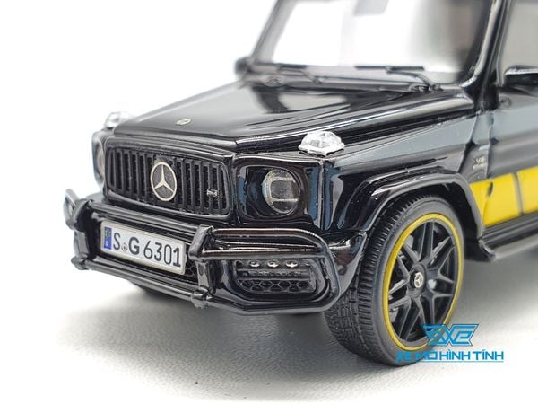 Xe Mô Hình Mercedes-AMG G63 2019 1:64 MotorHelix ( Đen Viền Vàng/Xám )