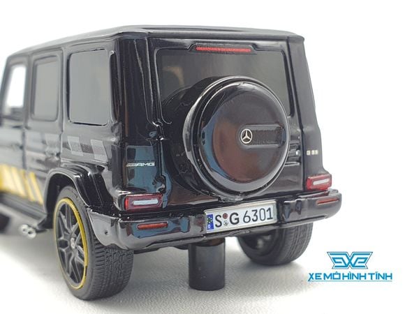 Xe Mô Hình Mercedes-AMG G63 2019 1:64 MotorHelix ( Đen Viền Vàng/Xám )