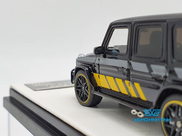 Xe Mô Hình Mercedes-AMG G63 2019 1:64 MotorHelix ( Đen Viền Vàng/Xám )