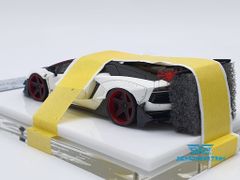 Xe Mô Hình Lamborghini Aventador LB-Works 1:43 Jnetme Models ( Xám nhám ) #40/12 pcs