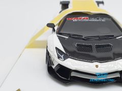 Xe Mô Hình Lamborghini Aventador LB-Works 1:43 Jnetme Models ( Xám nhám ) #40/12 pcs