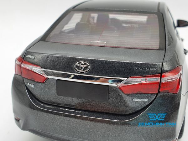 XE MÔ HÌNH TOYOTA COROLLA 2014 1:18 PAUDI (XÁM)