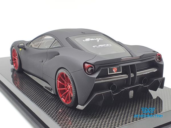 Xe Mô Hình Ferrari 488 GTB Misha Designs 1:18 Misha Designs ( Đen )